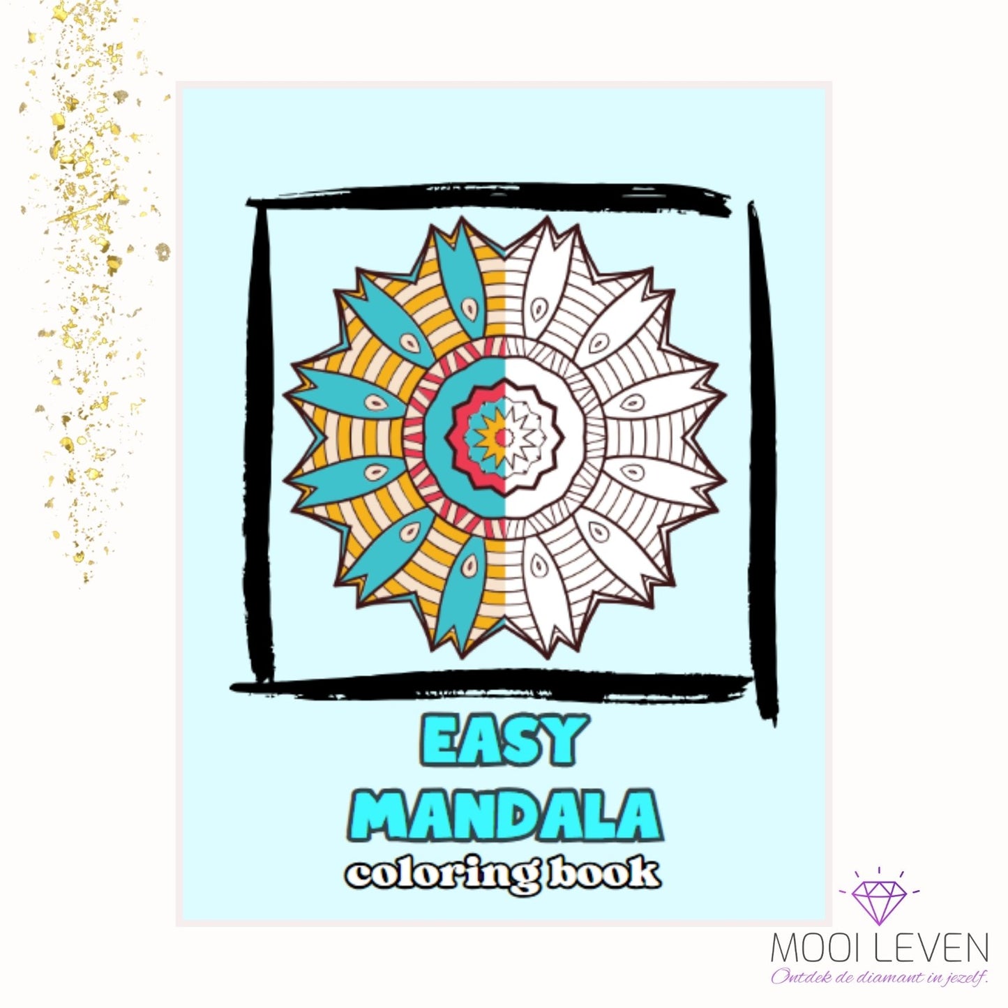 Kleurboek Easy mandala