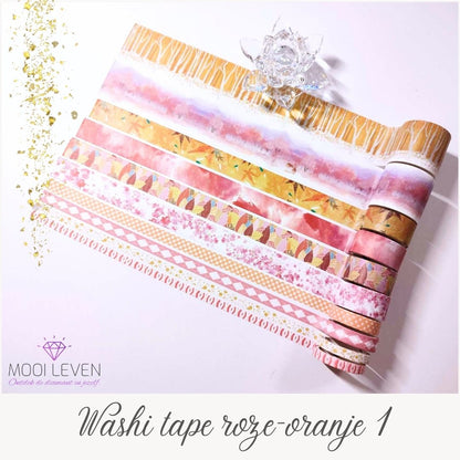 Washi Tape set 10 stuks