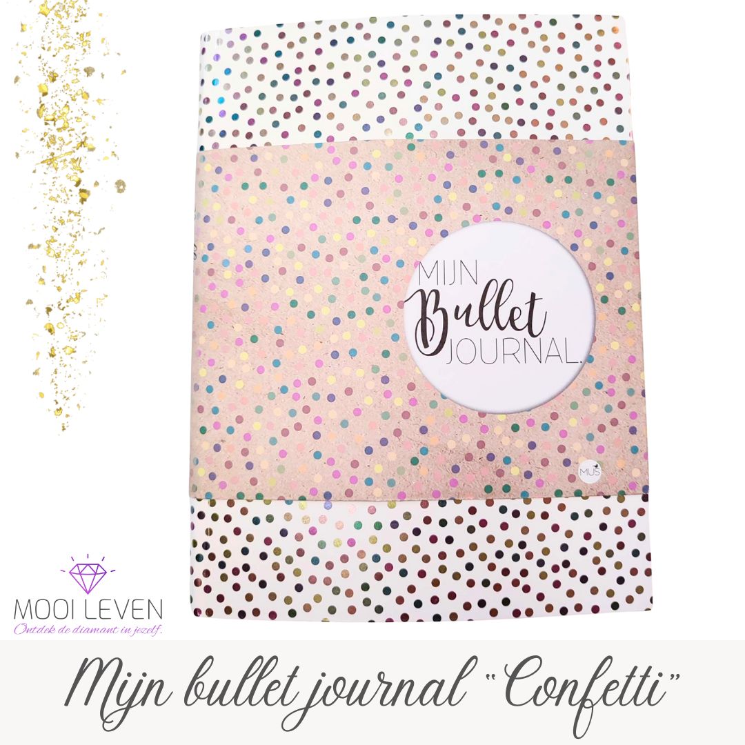 Mijn Bullet Journal "confetti"