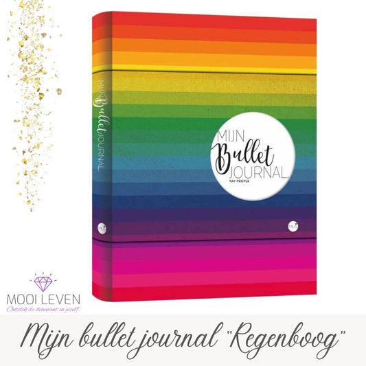 Mijn Bullet Journal "regenboog"